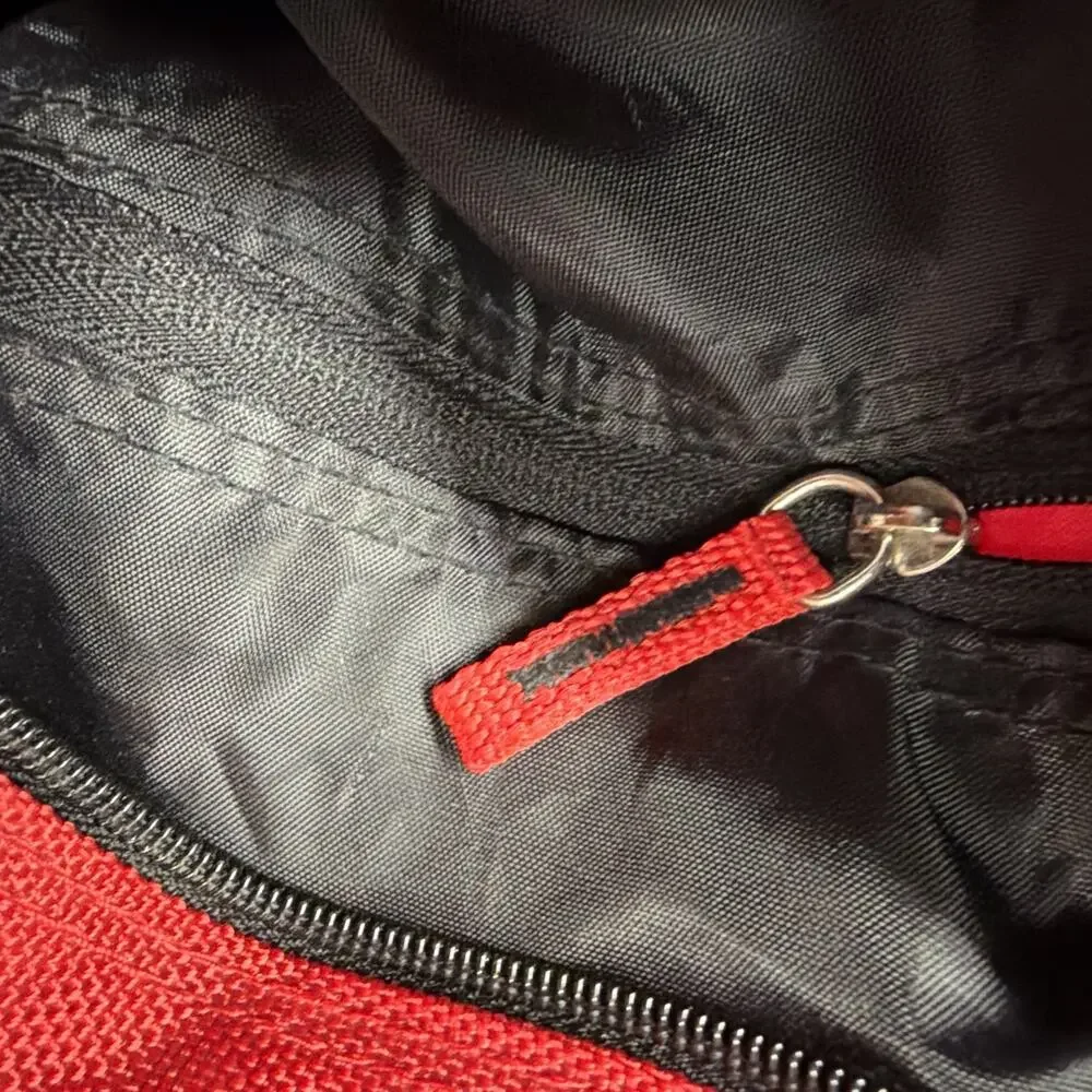 Vintage Polo Sport Ralph Lauren Red Duffel Gym Travel Bag USA 1990s